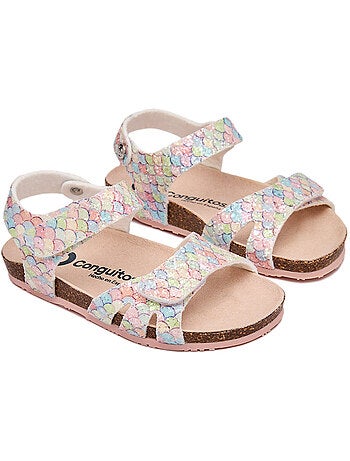 Sandalias conguitos ecológicas glitter