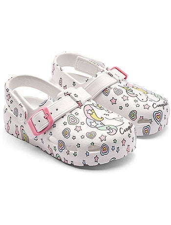 Sandalias conguitos fantasía unicornio
