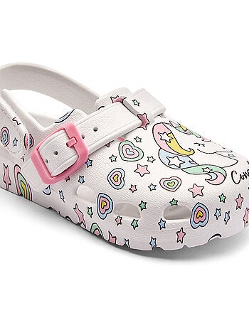 Sandalias conguitos fantasía unicornio