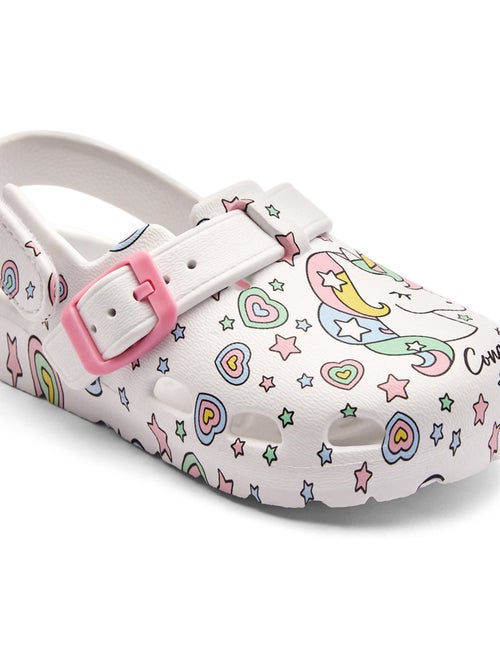 Sandalias conguitos fantasía unicornio - Kiabi