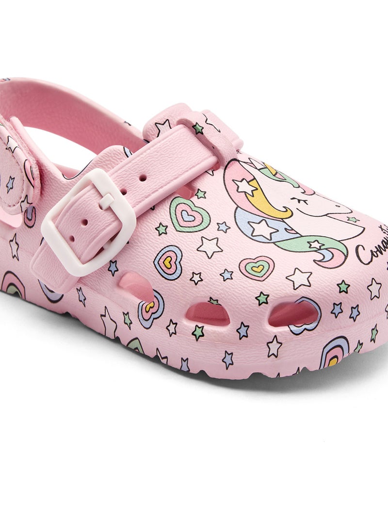 Sandalias conguitos fantasía unicornio Multicolor - Kiabi