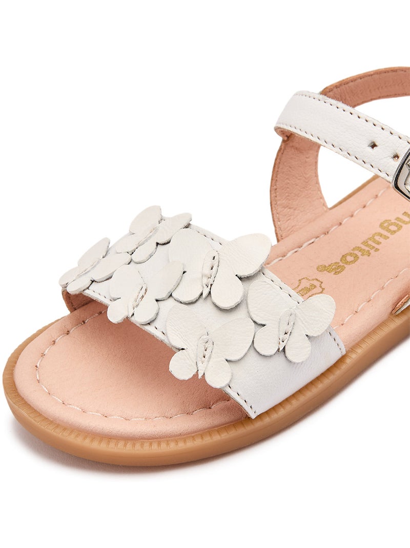 Sandalias Conguitos Floral Blanco - Kiabi