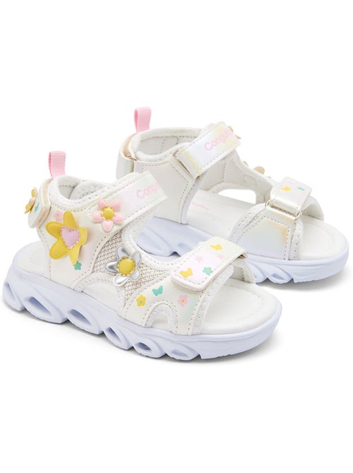 Sandalias conguitos floral luces - Kiabi Sandalias conguitos floral luces - Kiabi
