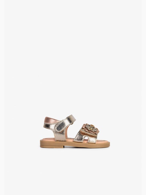 Sandalias conguitos flowers metallic - Kiabi Sandalias conguitos flowers metallic - Kiabi