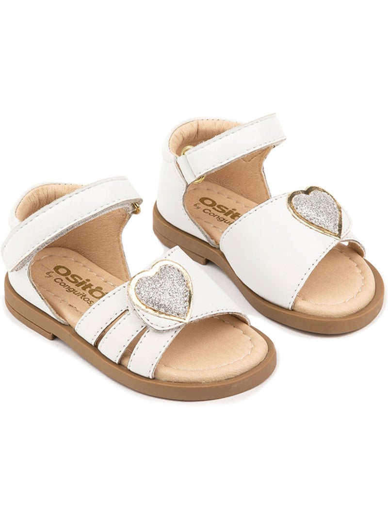 Sandalias Conguitos Heart Blanco - Kiabi