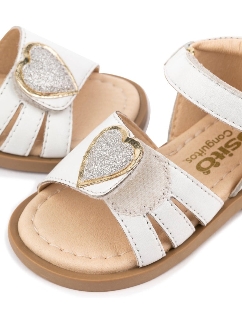 Sandalias Conguitos Heart Blanco - Kiabi