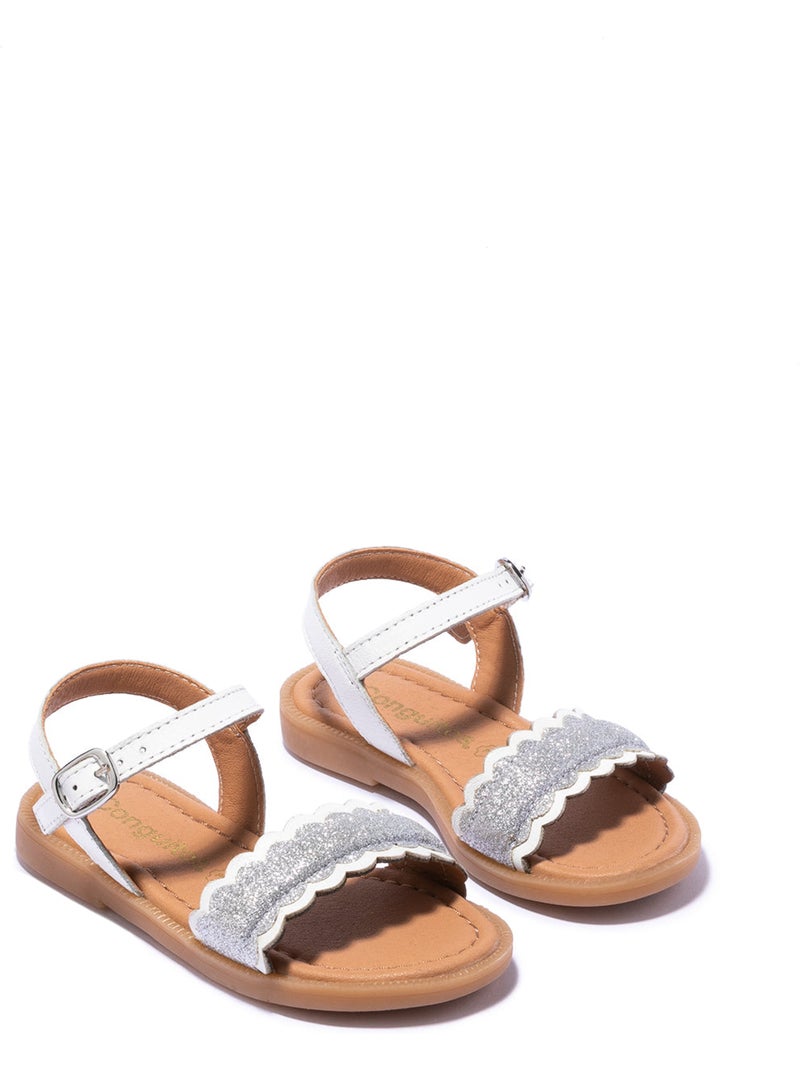 Sandalias Conguitos Hebilla Girls Blanco - Kiabi
