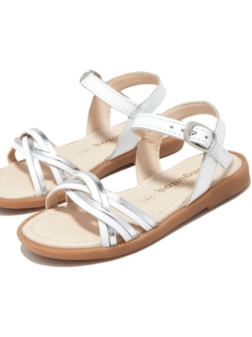 Sandalias Conguitos Hebilla Plata - Kiabi Sandalias Conguitos Hebilla Plata - Kiabi