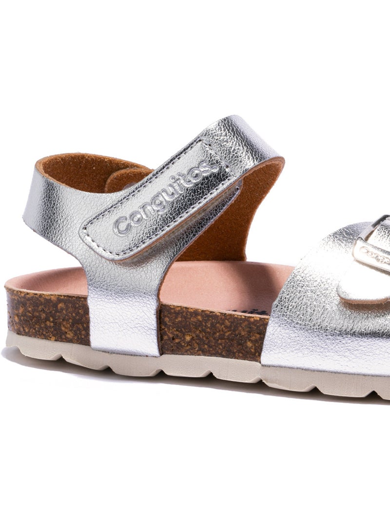 Sandalias Conguitos Hebilla Plata - Kiabi