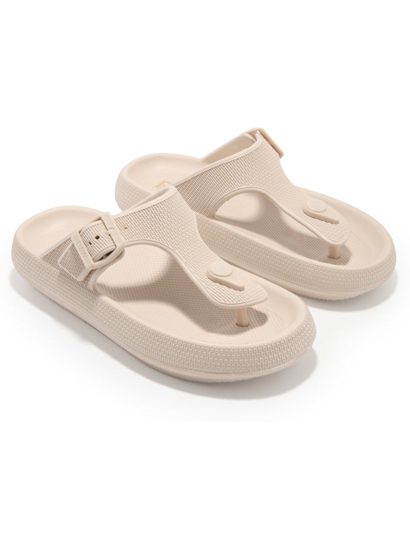 Sandalias Conguitos Hebilla Slides Beige - Kiabi