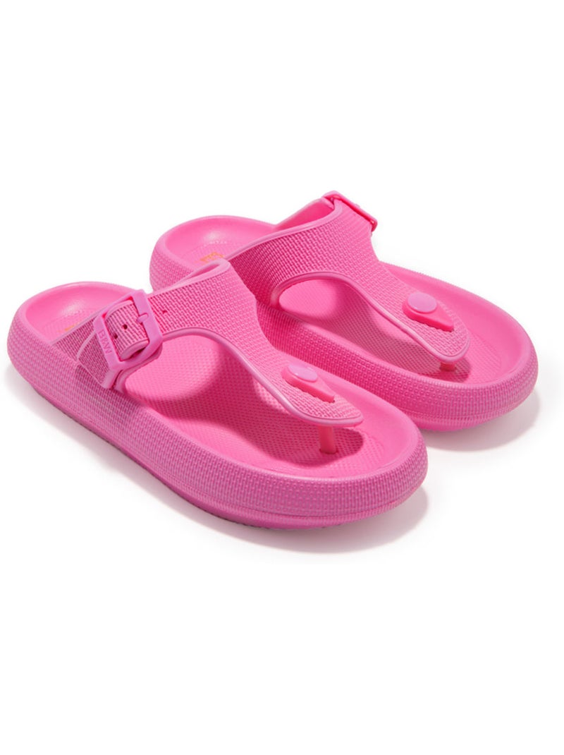 Sandalias conguitos hebilla slides Rosa - Kiabi