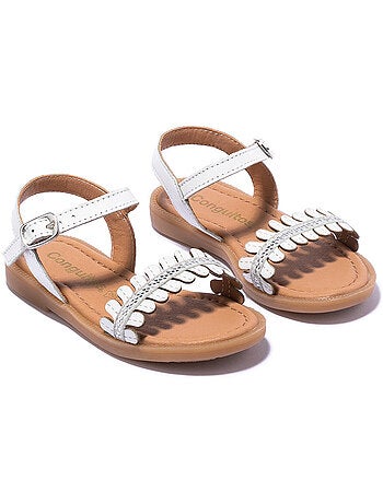 Sandalias conguitos hebilla strass