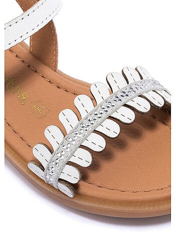 Sandalias conguitos hebilla strass
