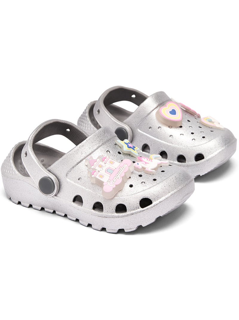 Sandalias conguitos light Plata - Kiabi