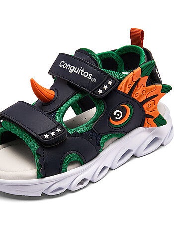 Sandalias conguitos luces detalles dino