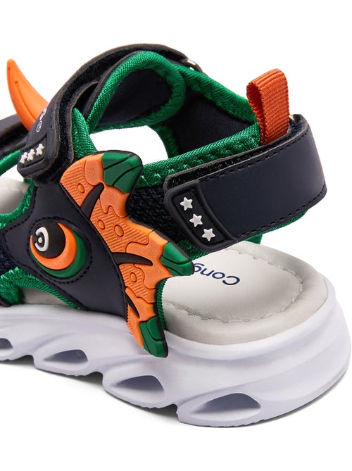 Sandalias Conguitos Luces Detalles Dino - Kiabi Sandalias Conguitos Luces Detalles Dino - Kiabi