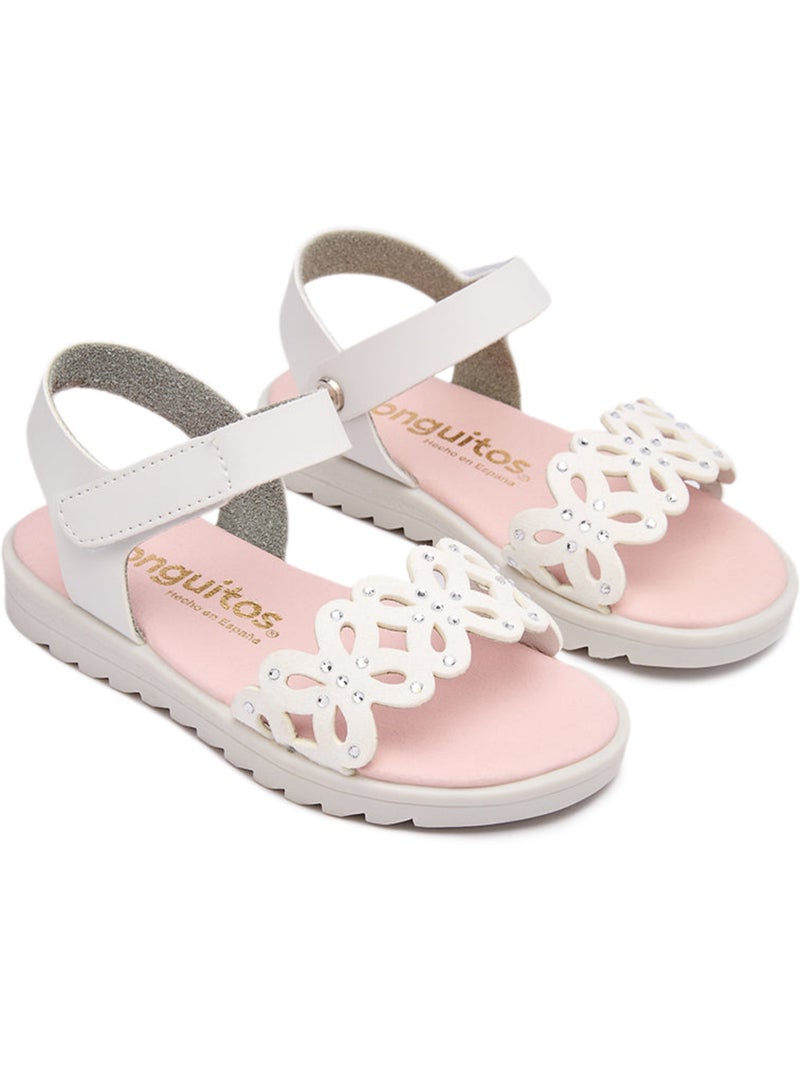 Sandalias Conguitos Mariposa Blancas Blanco - Kiabi