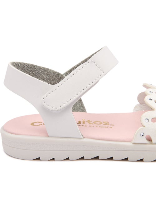 Sandalias Conguitos Mariposa Blancas - Kiabi Sandalias Conguitos Mariposa Blancas - Kiabi