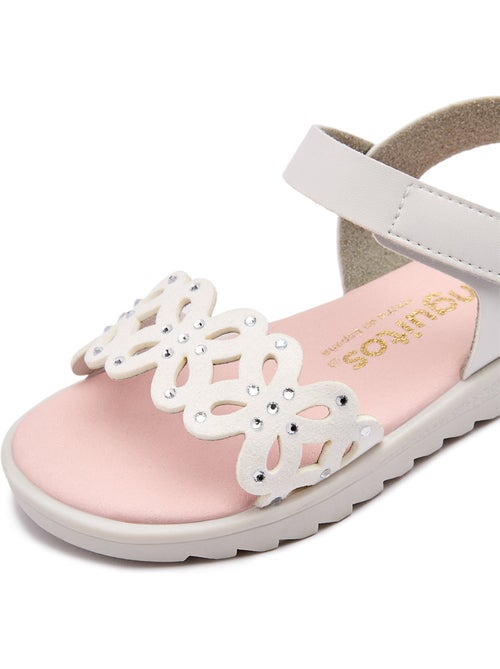 Sandalias Conguitos Mariposa Blancas - Kiabi Sandalias Conguitos Mariposa Blancas - Kiabi