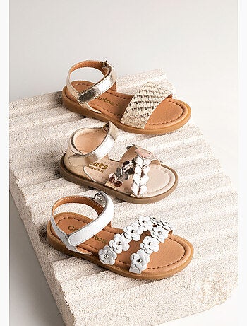 Sandalias conguitos metalizado metalizadas