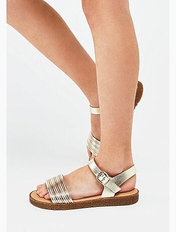 Sandalias conguitos multi metalizado
