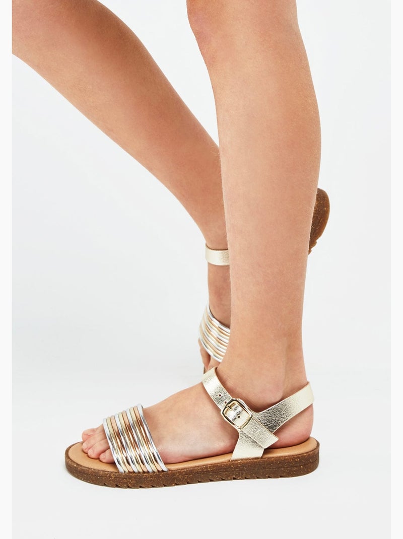 Sandalias Conguitos Multi Metalizado Multicolor - Kiabi