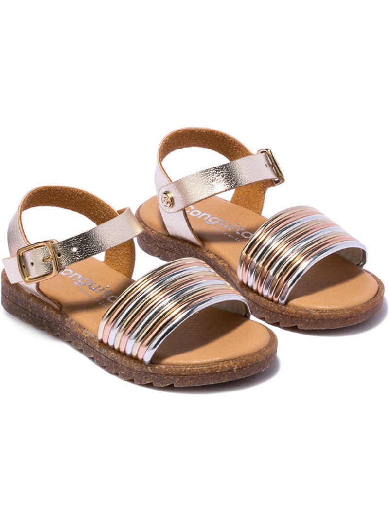 Sandalias Conguitos Multi Metalizado Multicolor - Kiabi