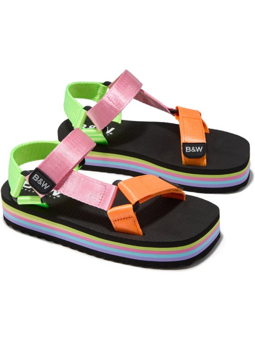 Sandalias conguitos multi platform b&w - Kiabi Sandalias conguitos multi platform b&w - Kiabi