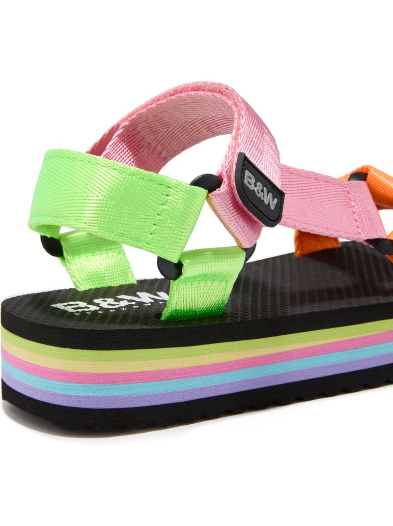 Sandalias Conguitos Multi Platform  B&W Multicolor - Kiabi
