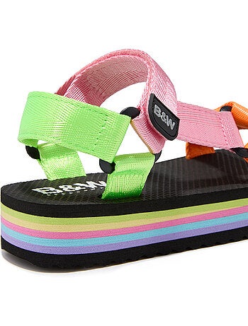 Sandalias conguitos multi platform b&w