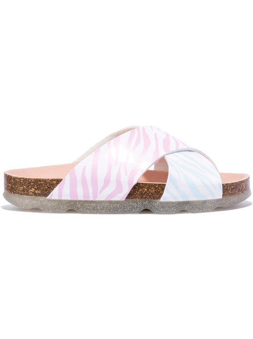 Sandalias conguitos multi zebra bio b&w - Kiabi Sandalias conguitos multi zebra bio b&w - Kiabi