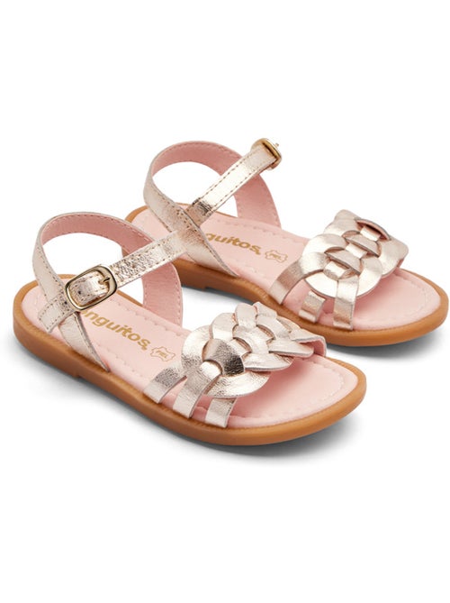 Sandalias Conguitos Nudo Metalizado - Kiabi Sandalias Conguitos Nudo Metalizado - Kiabi