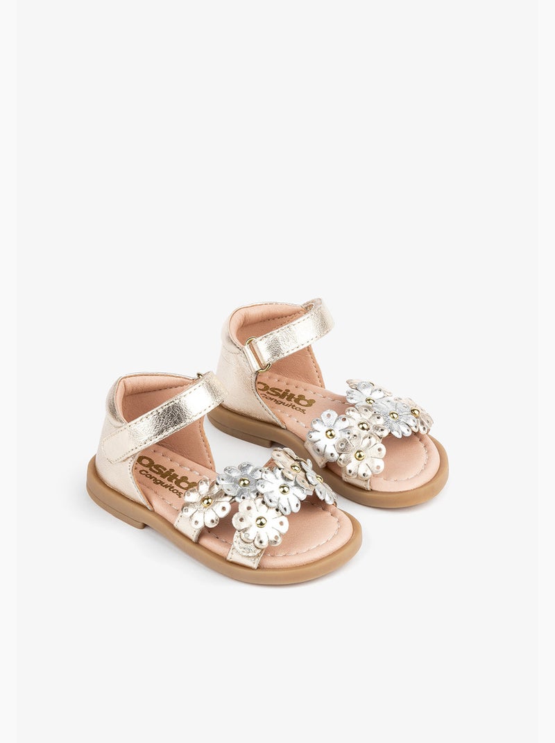 Sandalias Conguitos Oro - Kiabi