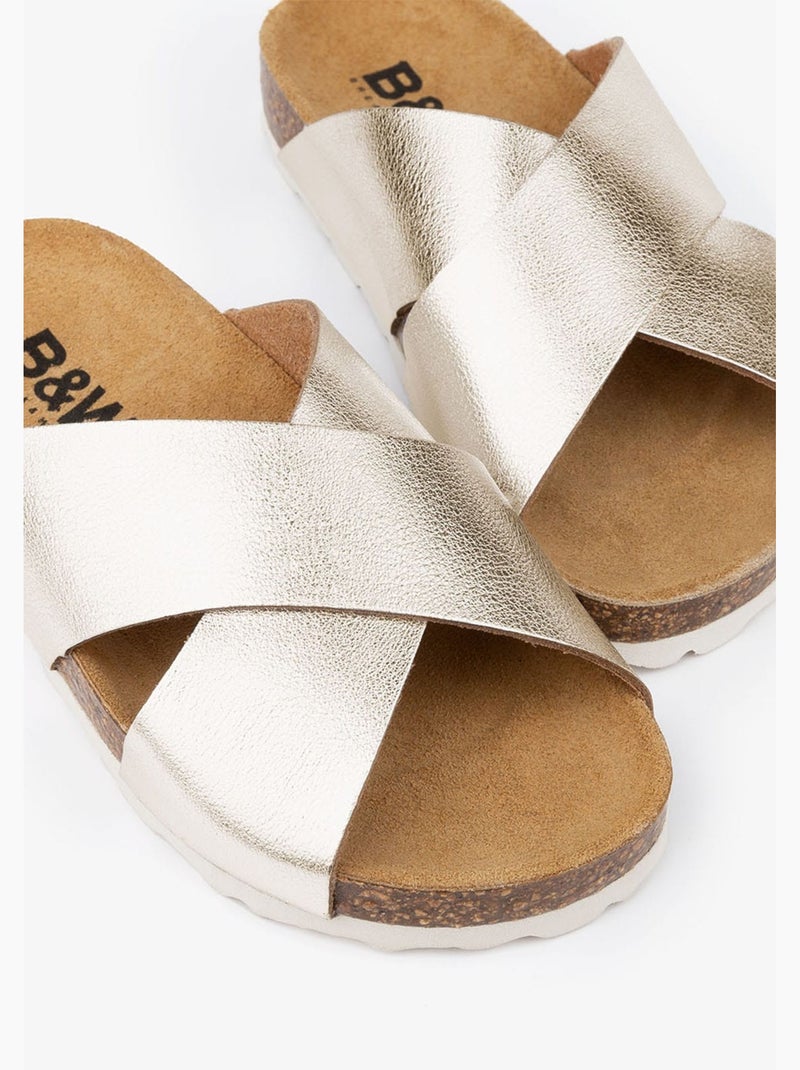 Sandalias Conguitos Oro - Kiabi