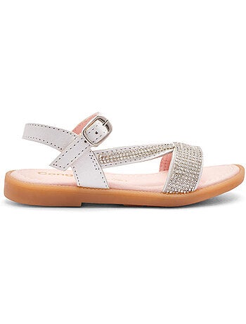 Sandalias conguitos pedrería brillante