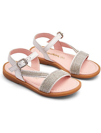 Sandalias conguitos pedrería brillante