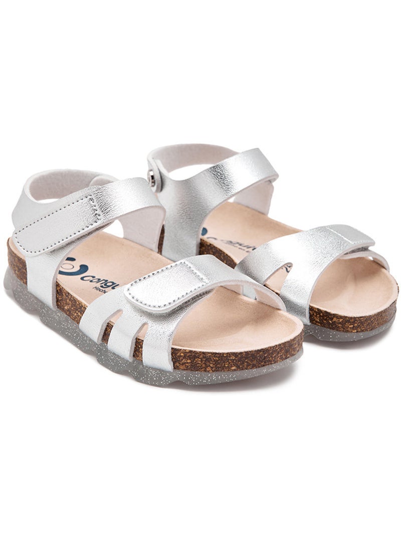 Sandalias conguitos Plata - Kiabi