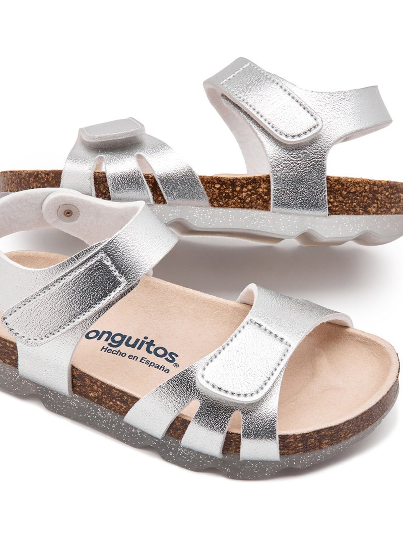 Sandalias conguitos Plata - Kiabi