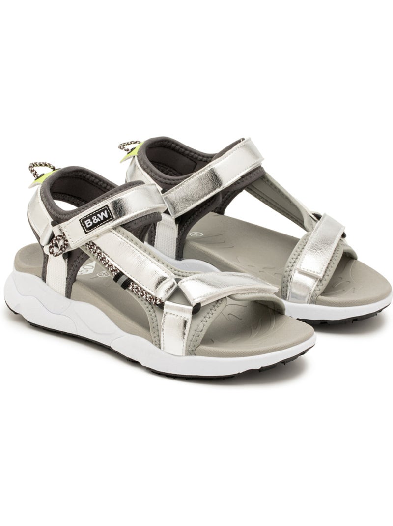 Sandalias conguitos Plata - Kiabi