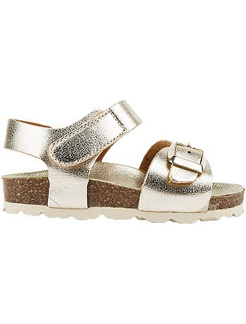 Sandalias conguitos plata
