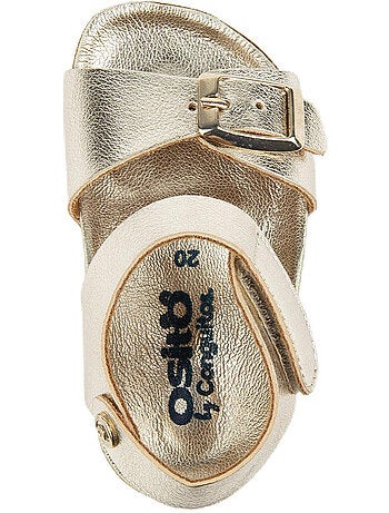 Sandalias conguitos plata