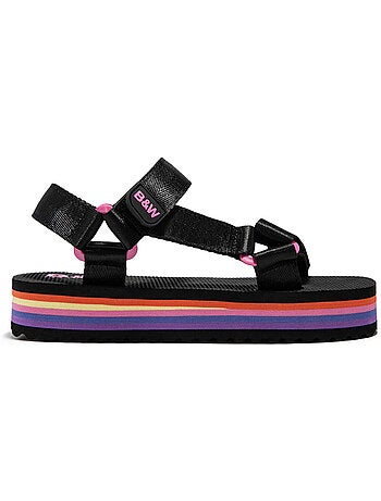 Sandalias conguitos platform b&w