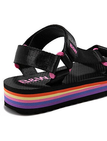 Sandalias conguitos platform b&w