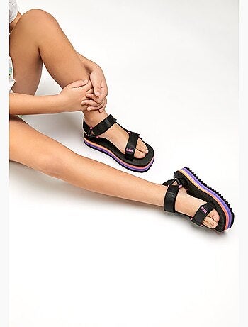 Sandalias conguitos platform b&w