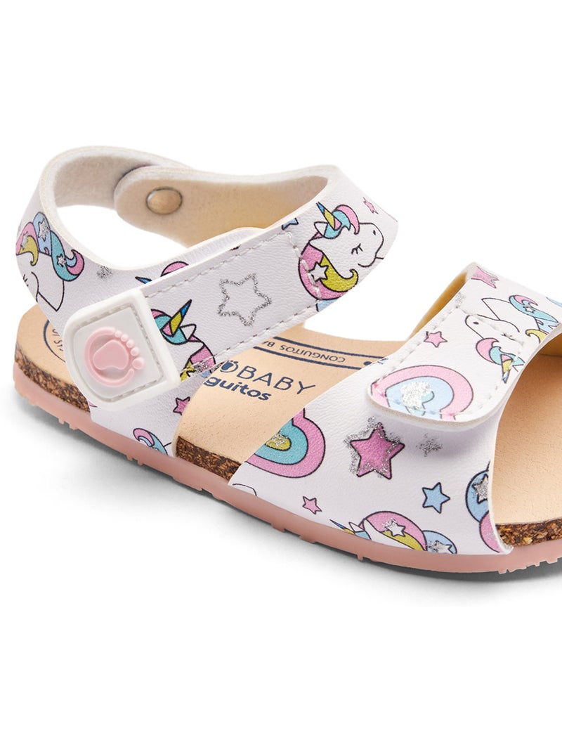 Sandalias conguitos respetuosas unicornio Multicolor - Kiabi