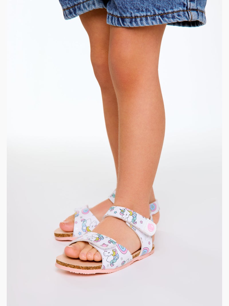 Sandalias conguitos respetuosas unicornio Multicolor - Kiabi