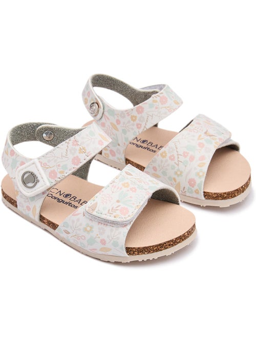 Sandalias conguitos sensoriales floral - Kiabi