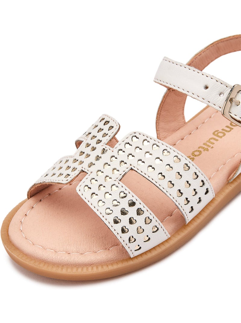 Sandalias Conguitos Shine Hearts Oro - Kiabi