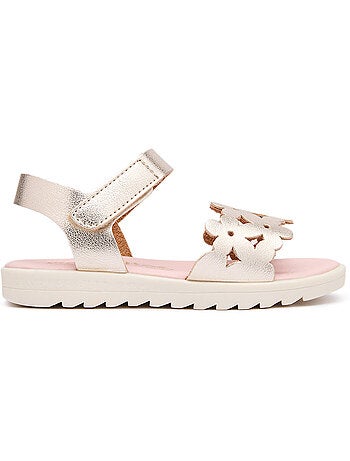 Sandalias conguitos diseño floral flor