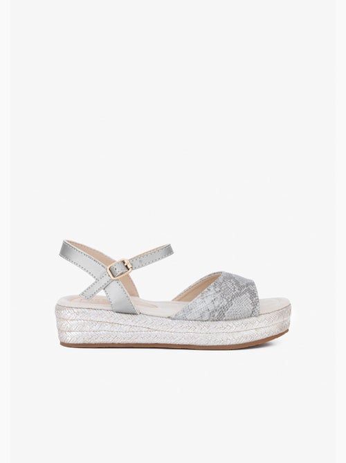 Sandalias conguitos snake wedge - Kiabi
